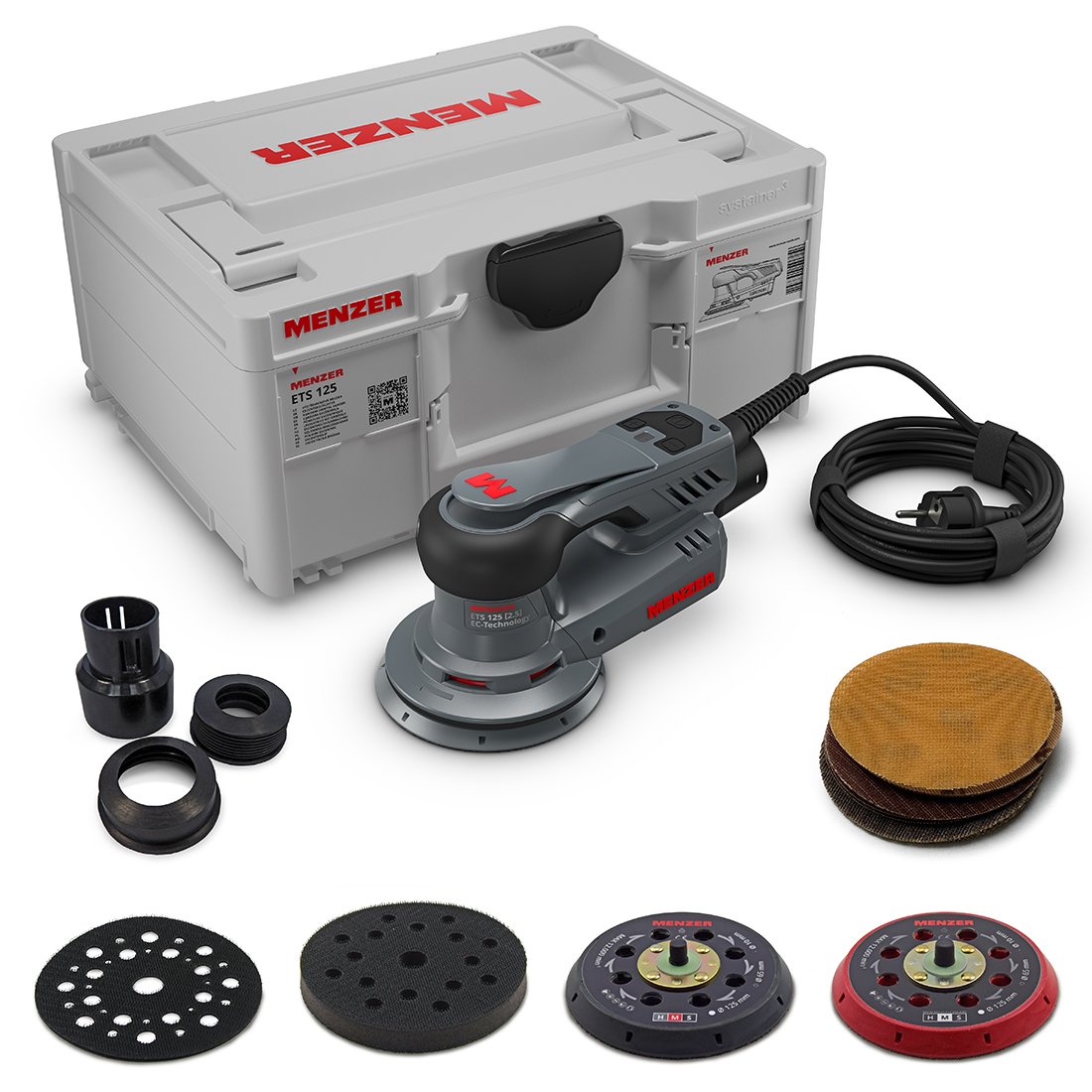 Exzenterschleifer MENZER ETS 125 2.5 inkl. MENZER systainer³ Transportkoffer