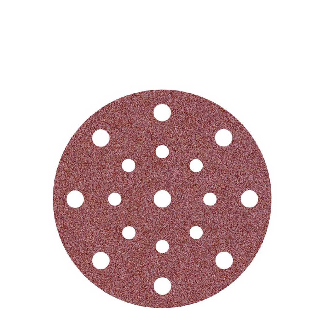 MioTools Klett-Schleifscheiben für Exzenterschleifer, K24–240, Ø 150 mm / 17-Loch / Normalkorund